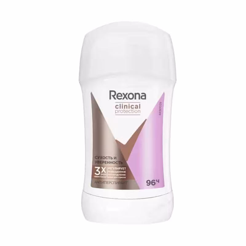 مام صابونی کلینیکال رکسونا Rexona زنانه مدل Protection Confidence حجم 40 میل