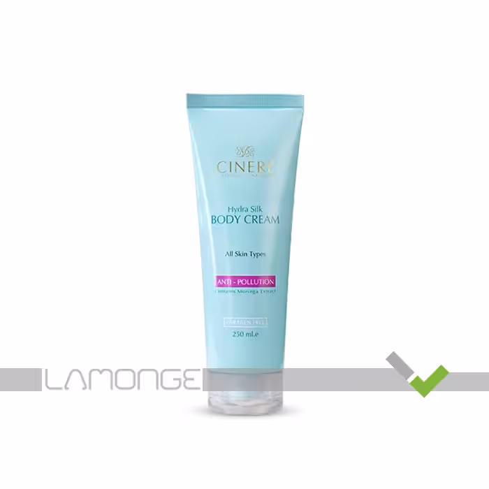 کرم بدن ضد آلودگی هوا سینره مناسب انواع پوست حجم 250 میلی لیتر