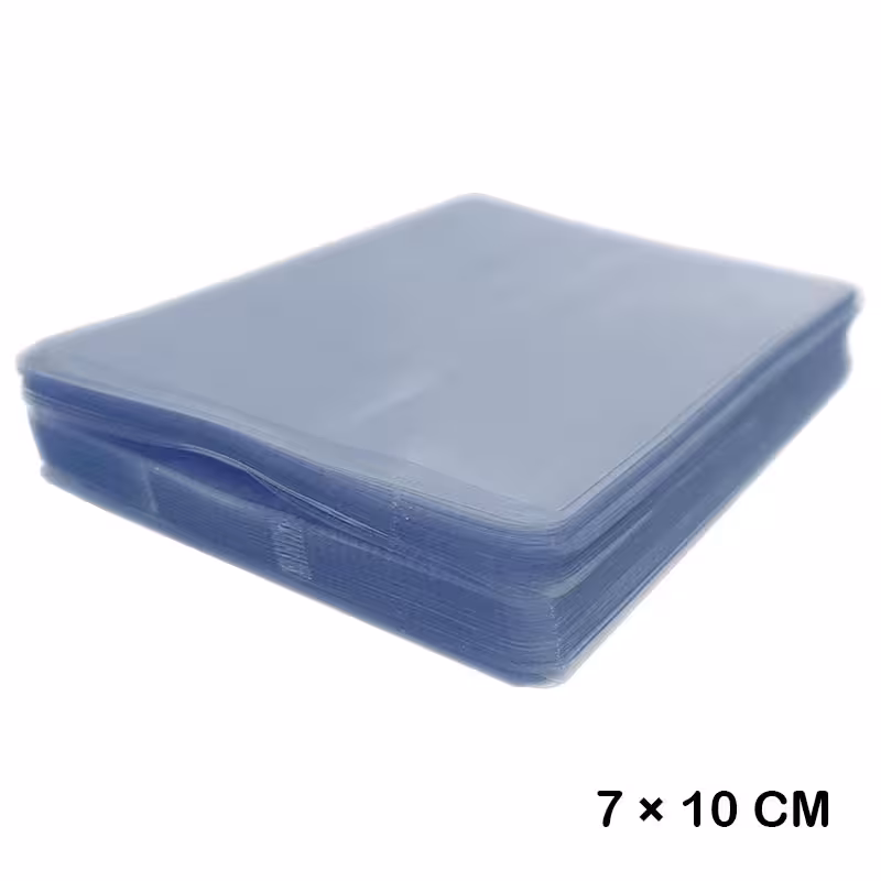 کاور پلاستیکی کارت سایز 7 × 11 سانتی متر بسته 100 عددی