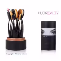پک برس های آرایشی Huda Beauty بسته چرمی 6 عددی