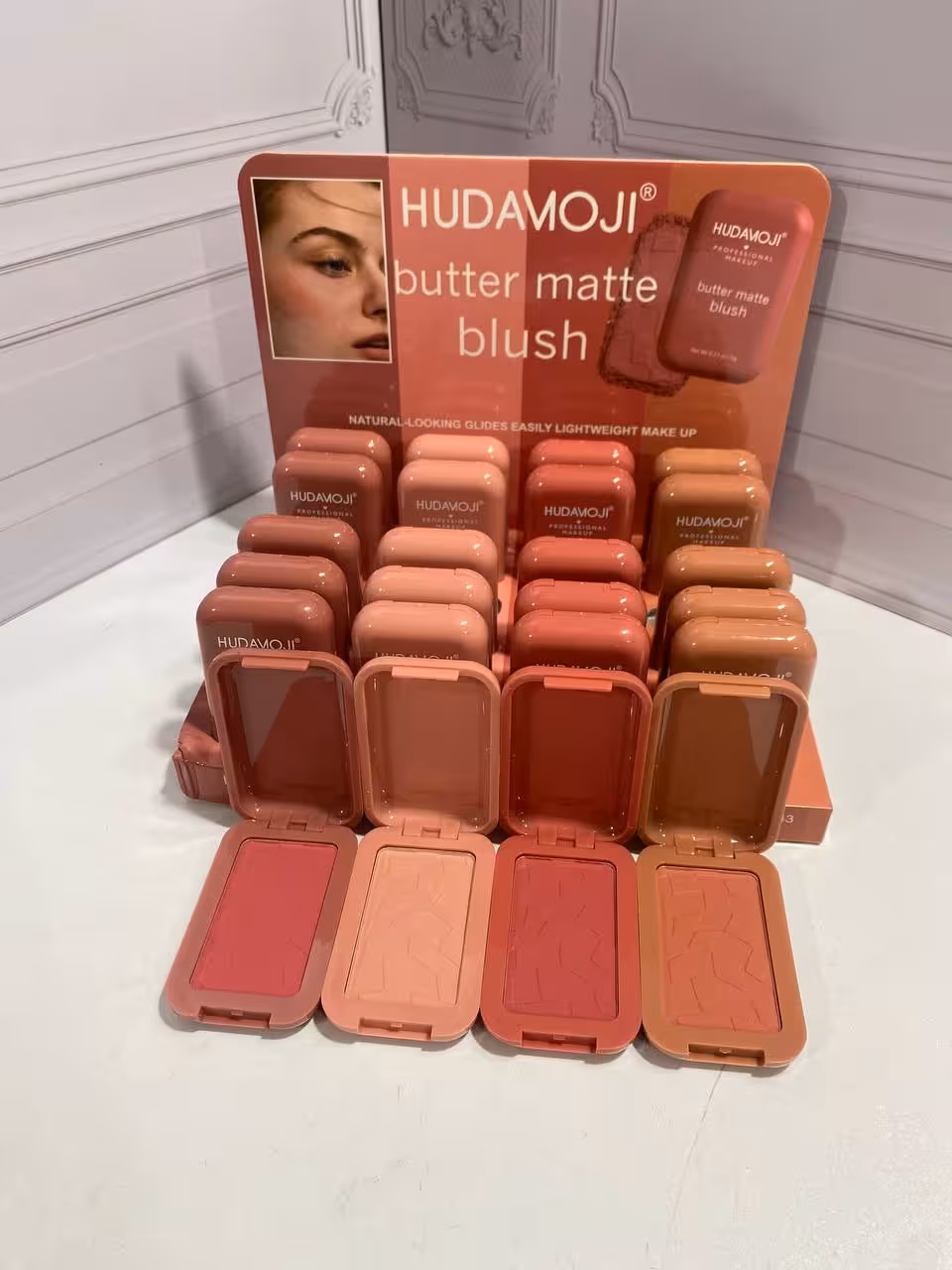 رژگونه پودری مات هدا موجی