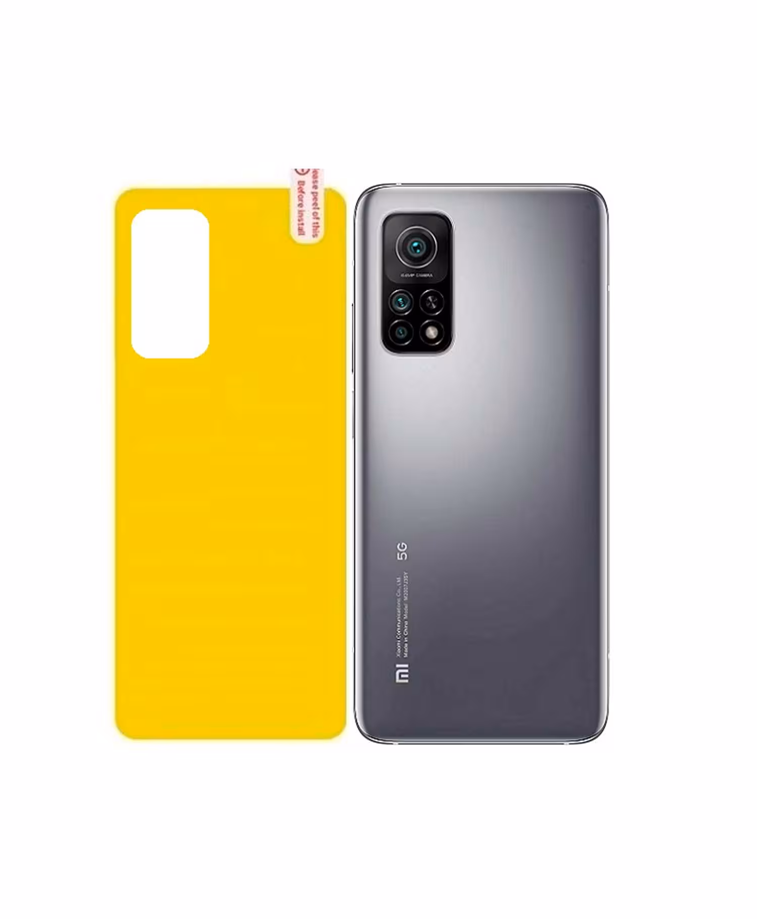 برچسب پشت شفاف موبایل شیائومی Xiaomi Mi 10T 5G