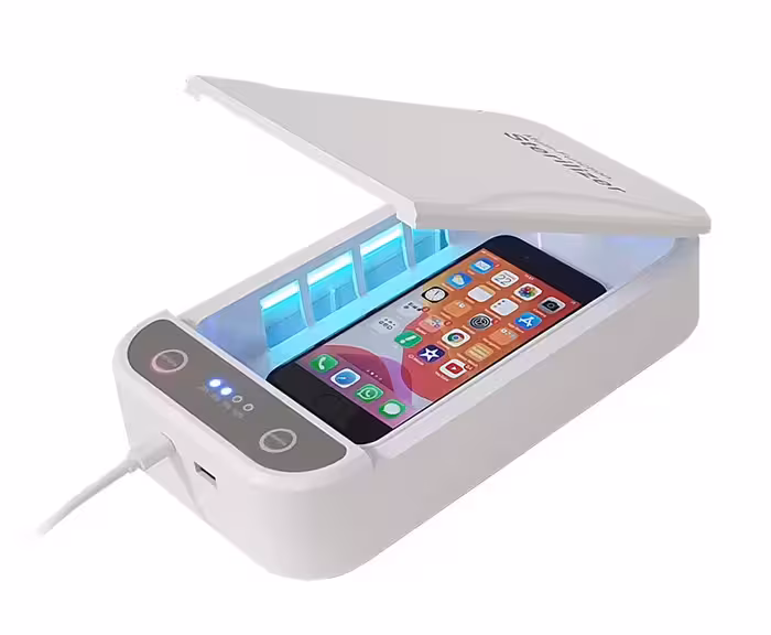 دستگاه ضد عفونی کننده گوشی موبایل رپس مجهز به لامپ UVC