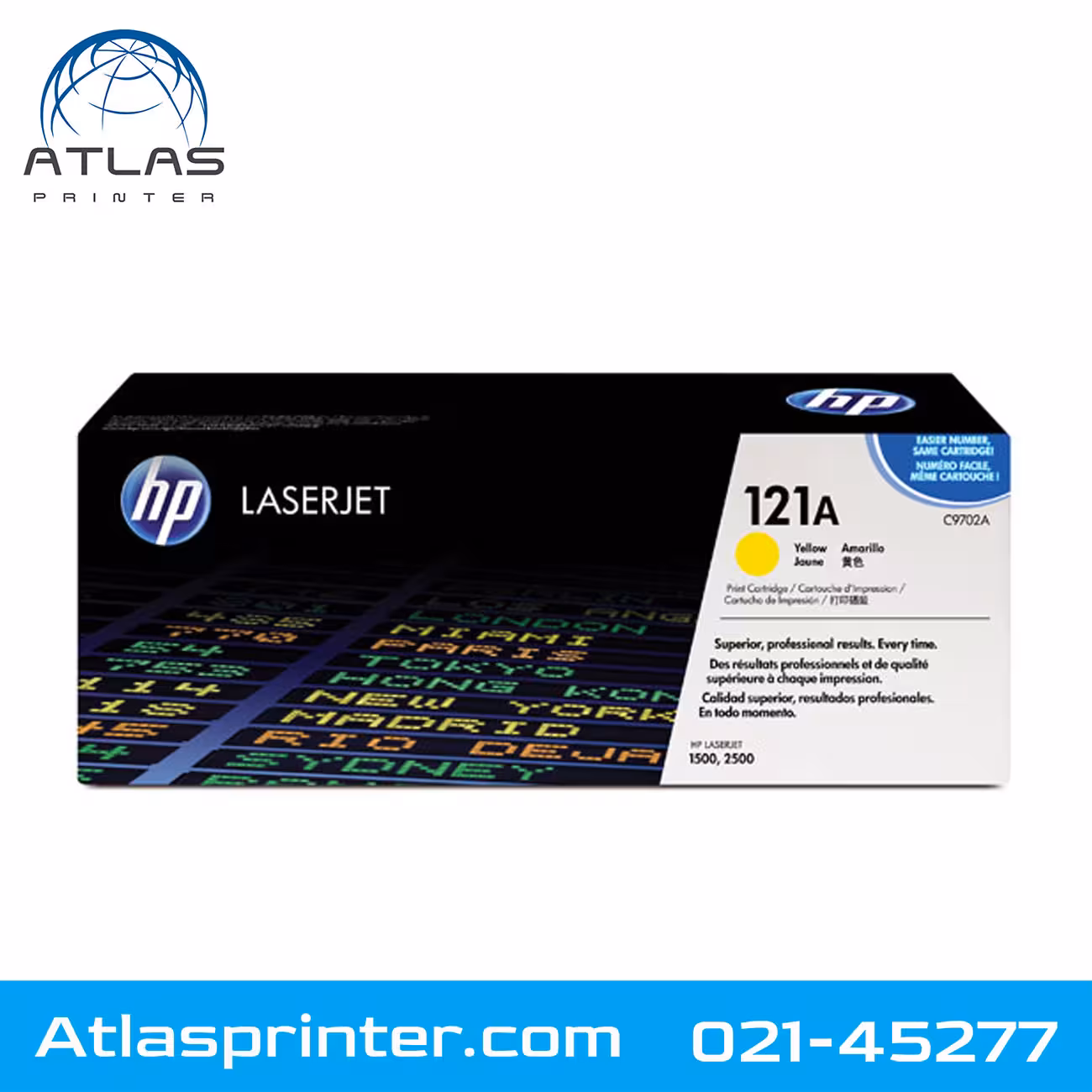 کارتریج لیزری اچ پی HP 121A زرد