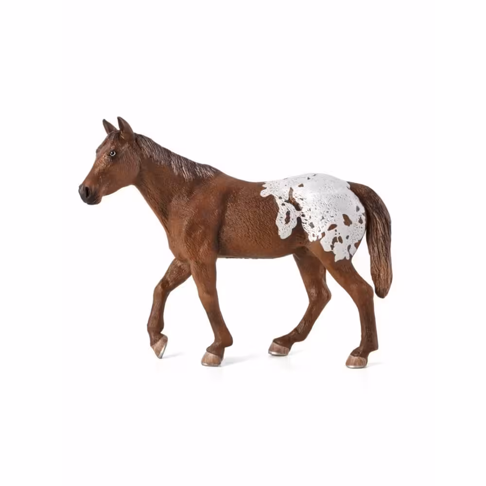 فیگور اسب آپالوسا Appaloosa Stallion Chestnut Blanket