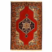 فرش عشایری دستبافت دو و نیم متری