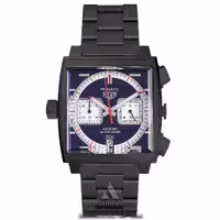 ساعت مردانه بند مشکی Tag Heuer Monaco Gulf BL2