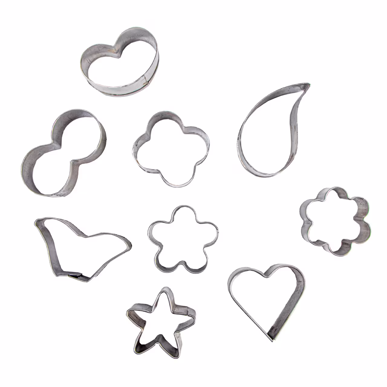 کاتر شیرینی پزی فلزی یلدا مجموعه 9 عددی