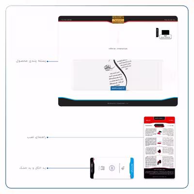 برچسب پوششی ماهوت مدل Van-Yekad مناسب برای تبلت اپل iPad Air 2 2014 A1567