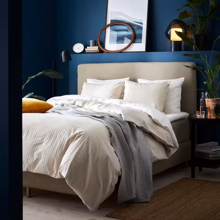 سرویس ملحفه ایکیا مدل NATTJASMIN دو نفره سه تکه