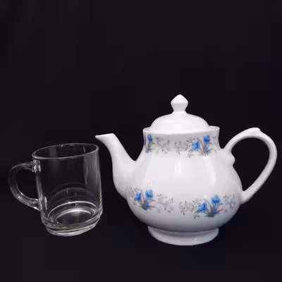 قوری مدل گل رمانتیک کد 120