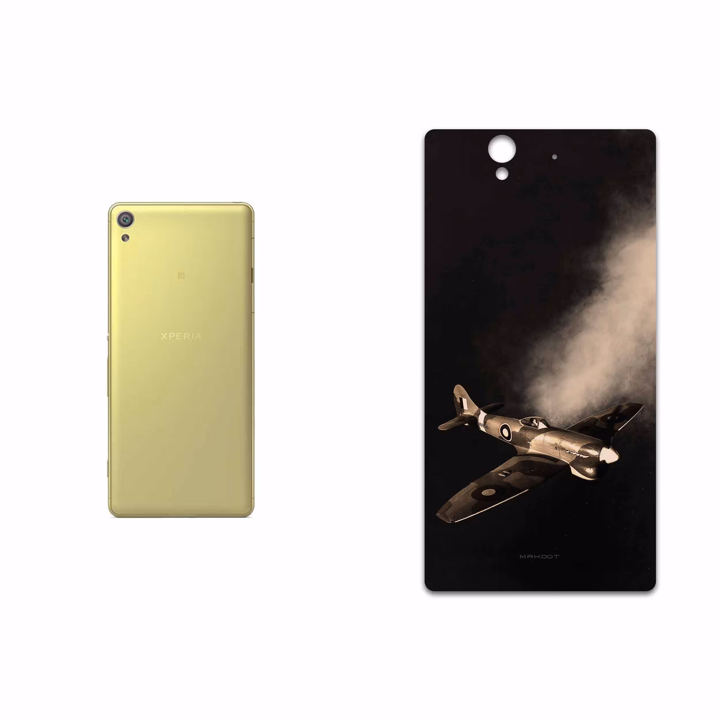 برچسب پوششی ماهوت مدل World War II Aircraft مناسب برای گوشی موبایل سونی Xperia X