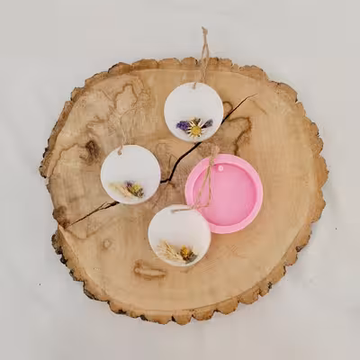 قالب شمع مدل گیفت دایره