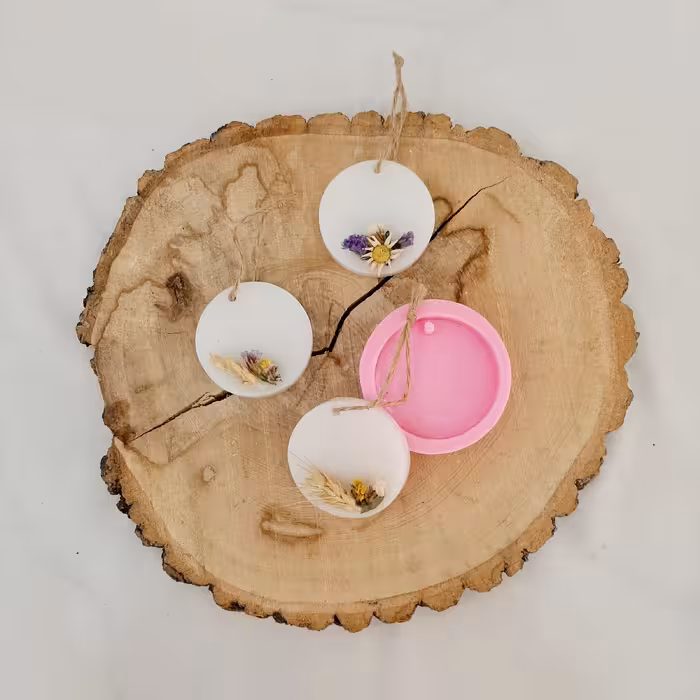 قالب شمع مدل گیفت دایره