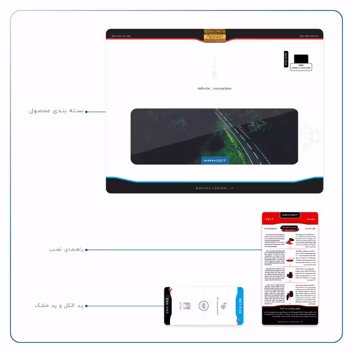 برچسب پوششی ماهوت مدل Jungle مناسب برای تبلت اپل iPad Pro 9.7 2016 A1675