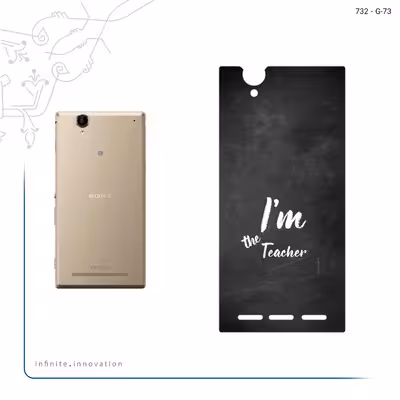 برچسب پوششی ماهوت مدل Teacher مناسب برای گوشی موبایل سونی Xperia T2 Ultra