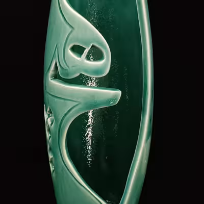 گلدان سرامیکی هیوا طرح هیچ کد 11049372