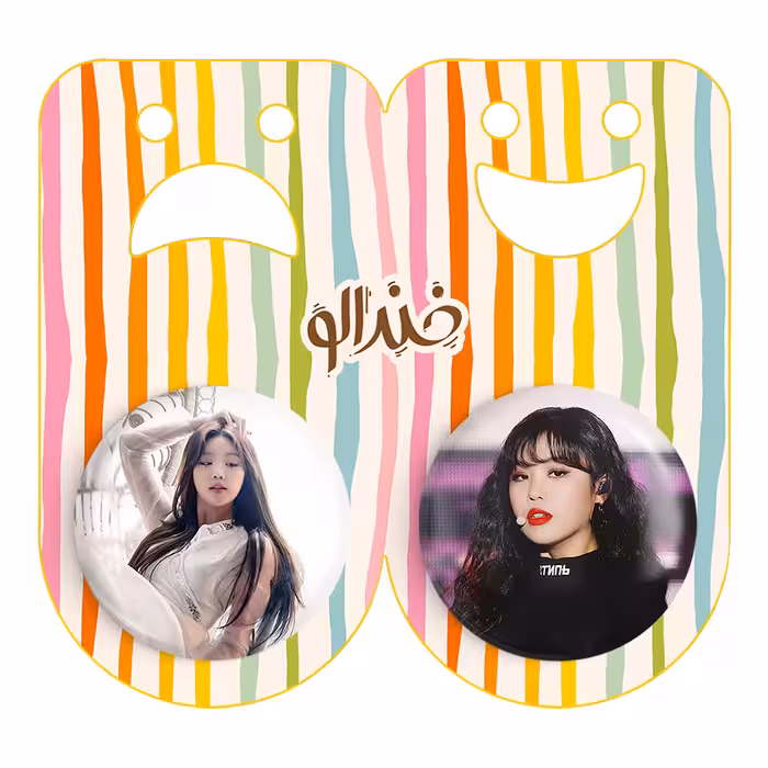 پیکسل خندالو مدل سوجین گروه جی آیدل GIdle کد 1955619562 مجموعه 2 عددی