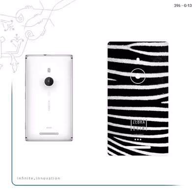 برچسب پوششی ماهوت مدل Zebra Skin مناسب برای گوشی موبایل نوکیا Lumia 925