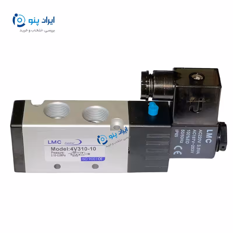 شیر برقی 2-5 3/8 تک بوبین ال ام سی 220 ولت LMC کد 4V310-10