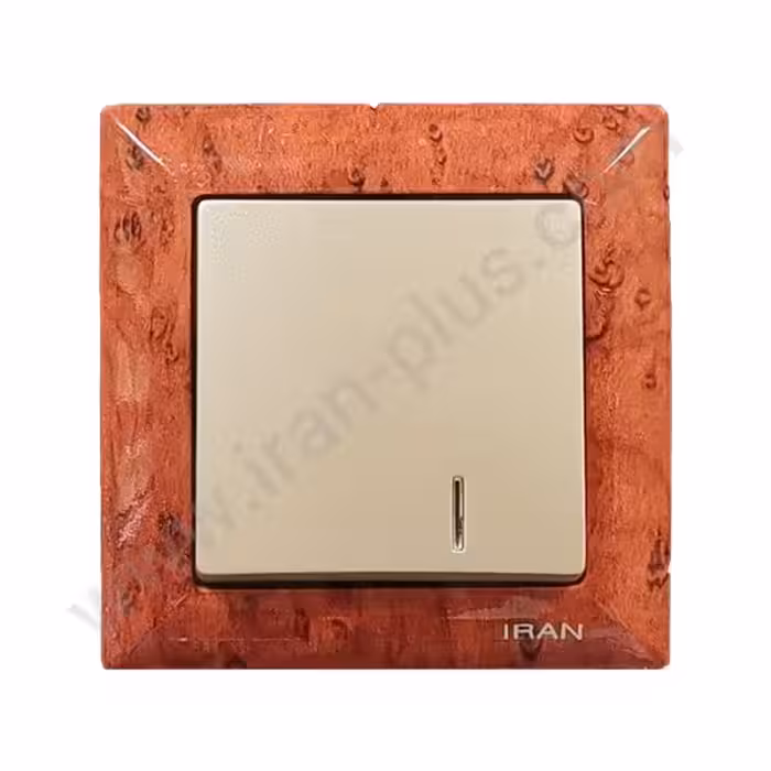 کلید یک پل مدل الیزه طرح چوب تیره میانی بژ