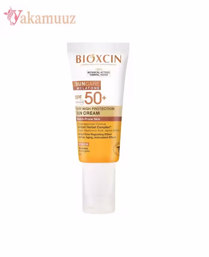 كرم ضد آفتاب بي رنگ ضد لك SPF50 بيوكسين 50 ميل