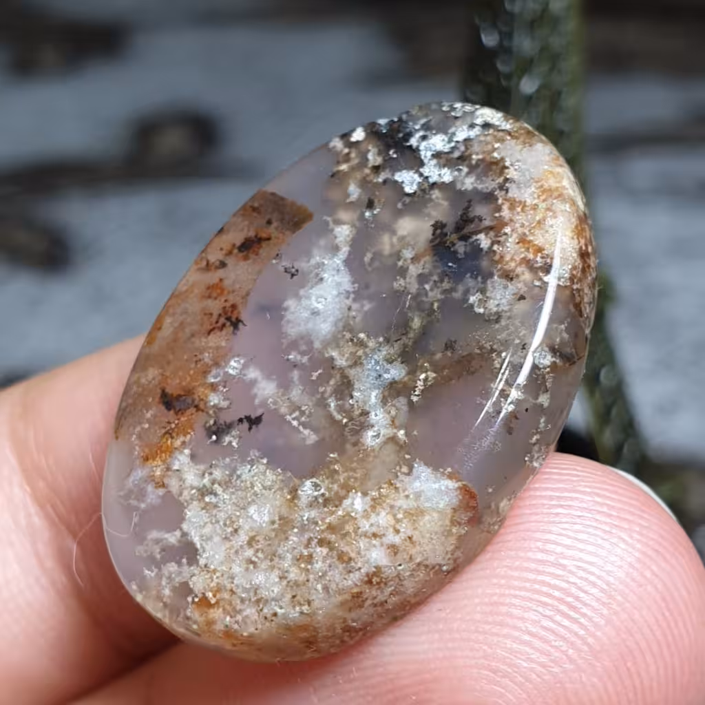 نگین درشت فوق العاده زیبای سنگ صد درصد طبیعی عقیق شجری خراسانی اصل معدنی
کد  25616
