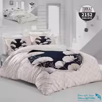 روتختی طرح گل کاغذی دو نفره برند Turkaz کد 2152