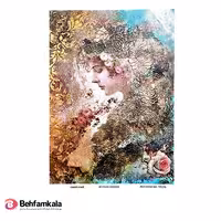دکوپاژ برنجی (الیافی) پشت چسب دار ریچ کد 276