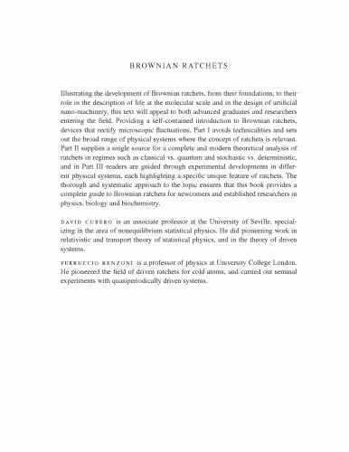 خرید و دانلود نسخه کامل کتاب Brownian Ratchets