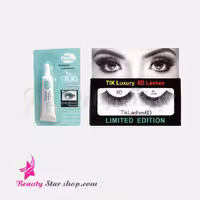 پک چسب مژه سفید فلش و مژه طبیعی شش بعدی ویسپایس