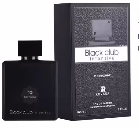 ادکلن مردانه روونا مدل Black Club مشابه رایحه کلاب د نویت اینتنس حجم 100 میلی لیتر