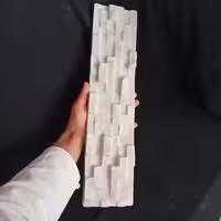 آجرنما مستطیلی ، موزاییک نما ، آجر سنگی ، نمای بتنی ، سنگ مصنوعی نما ،بیس خام اجرنمای سنگ مصنوعی مناسب دکوراسیون داخلی