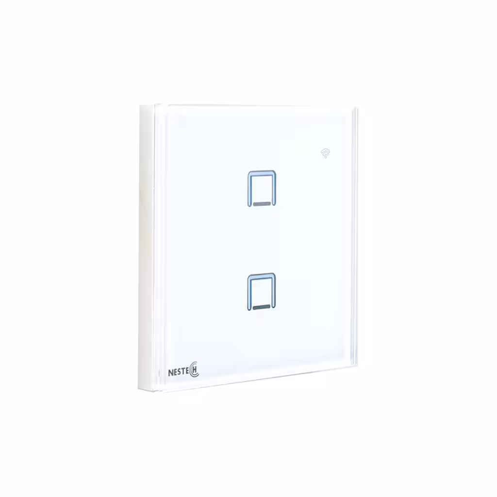 کلید لمسی هوشمند Zigbee دو پل ترکیبی نستک سری NE5