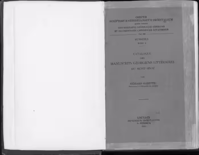 خرید و دانلود نسخه کامل کتاب Catalogue des manuscrits géorgiens littéraires du Mont Sinaï