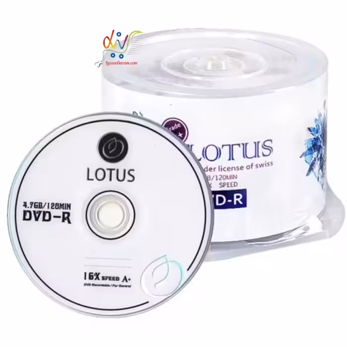 دی وی دی خام بسته 50 عددی