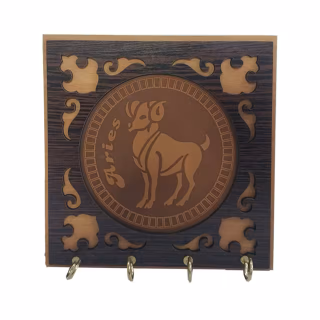 جا کلیدی چوبی طرح تولد