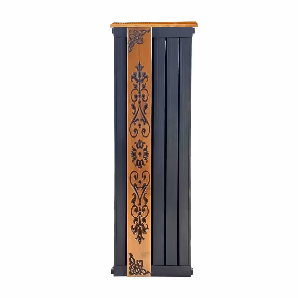 رادیاتور ایستاده هاتیپس مدل ارکیده مشکی 140cm