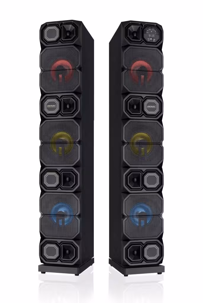 اسپیکر ایستاده رقص نور دار دنای مدل DE-WB3065L3B