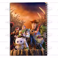 دفتر مشق کارتون داستان اسباب بازی ها