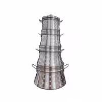 دیگچه روحی دسته طلایی میرزایی توپی مدل 13956