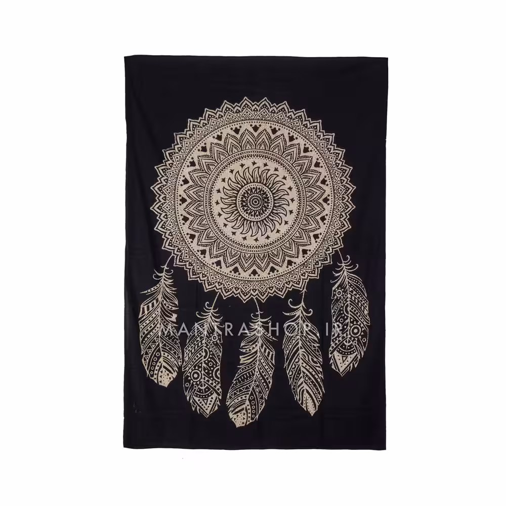 بکدراپ تپستری هندی طرح دریمکچر (روتختی یک نفره) کد 340