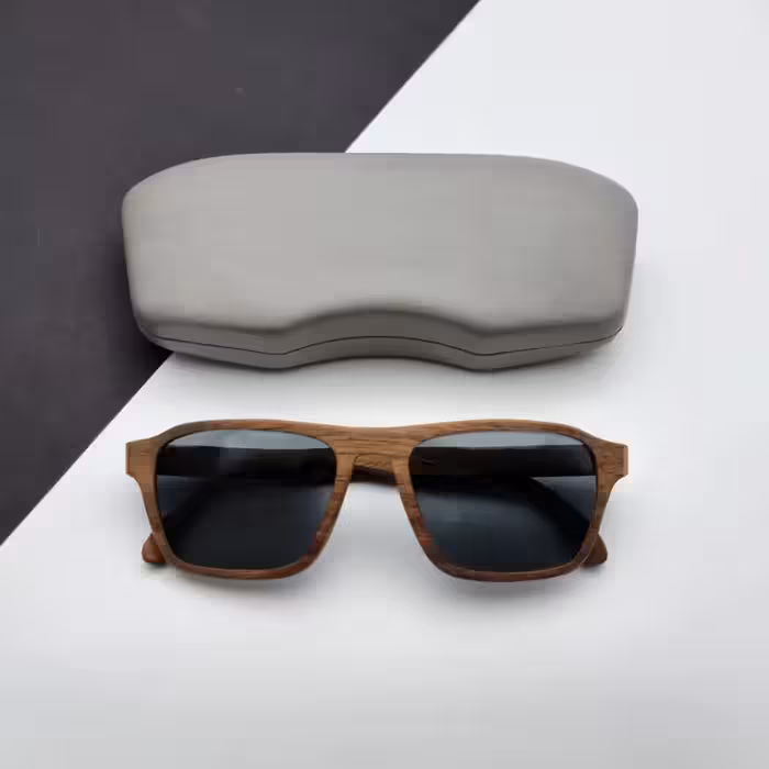 عینک آفتابی چوبی مید وود مدل O101
