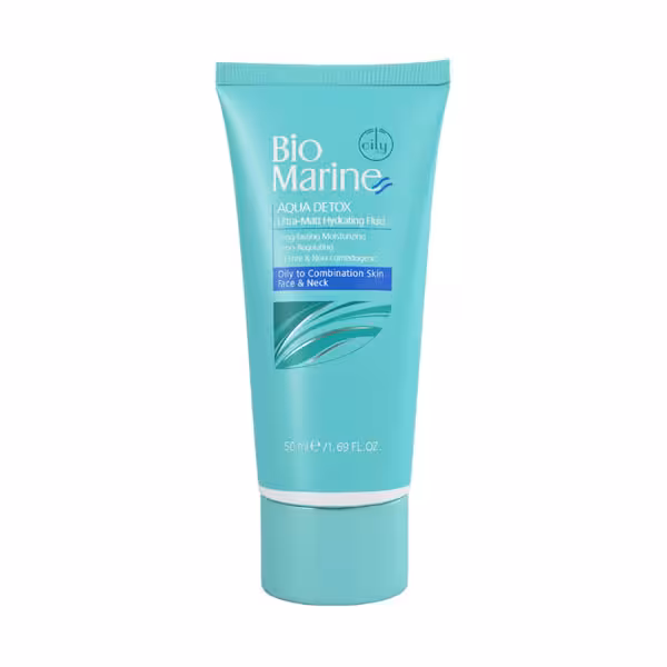 بایومارین فلوئید رطوبت رسان و مات کننده پوست های چرب و جوش دار