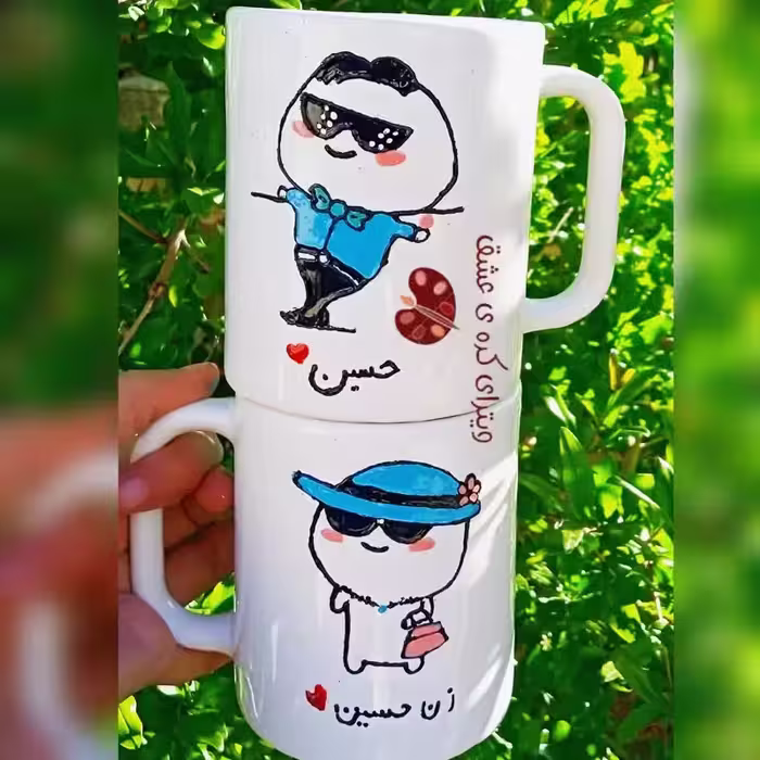 خرید ماگ-لیوان ست عاشقانه قابل سفارش با تمامی اسم ها