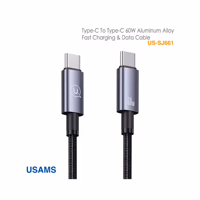 کابل شارژ Type-C به Type-C یوسمز US-SJ661