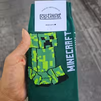 جوراب فانتزی طرح ماینکرافت کد 31