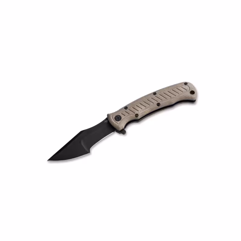 چاقوی جمع‌شونده بوکر پلاس مدل Micro Tracker | چاقوی جیبی کوچک با تیغه فولاد ضد زنگ | طراحی جمع‌وجور | قفل liner | مناسب حمل روزمره | Boker Plus Compact EDC Knife