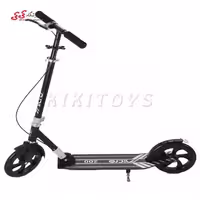 اسکوتر آلومینیومی دو چرخ میکرو مشکی نقره ای  MICRO S200