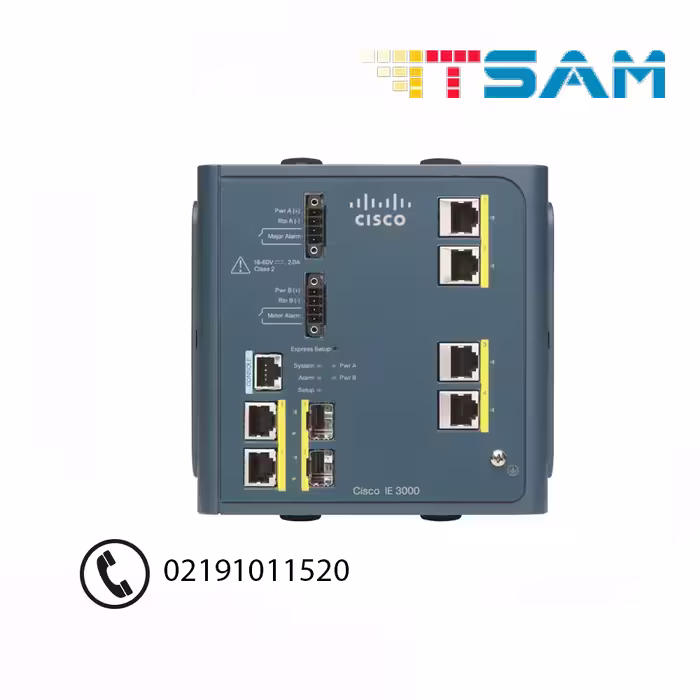سوئیچ صنعتی سیسکو مدل IE-3000-4TC